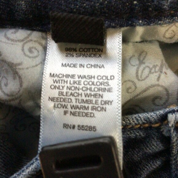 Express Jeans Women’s 0 Blue Stella Boot Cut Regular Fit Low Rise Denim Bootcut - Picture 10 of 10